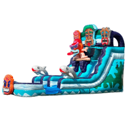 Tiki tovi 18' Dual lane Water Slide