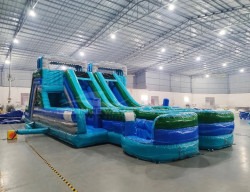 MEbdd8d757d19d0766b03f76532d6bb7d1 1771451266 1 18' Wet/ Dry Waterslide W/Obstacle Course